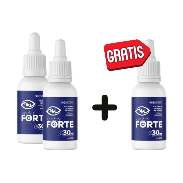 3 Frascos Visão Forte